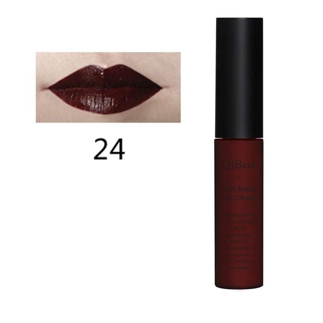 Lip Stick Soft Dull Liquid Lipstick Vintage Long Lasting Lip Gloss Waterproof Matte Lip Gloss