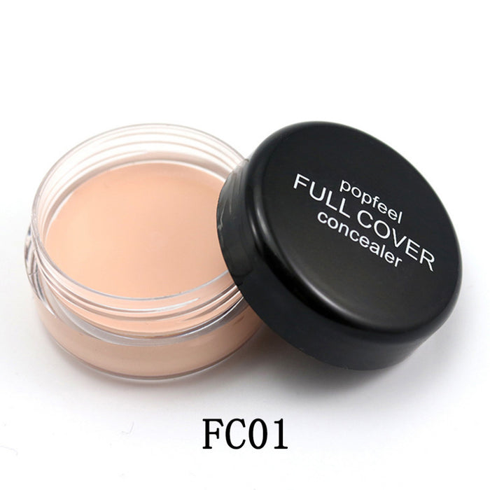 POPFEEL Professional Base Foundation Makeup Face Concealer Cream Long Lasting Moisturizing Cream Covers Pores Concealer