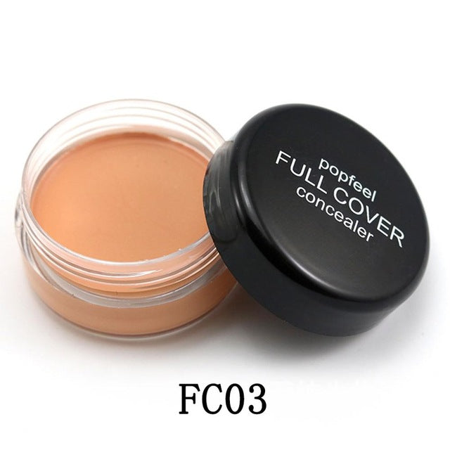 POPFEEL Professional Base Foundation Makeup Face Concealer Cream Long Lasting Moisturizing Cream Covers Pores Concealer