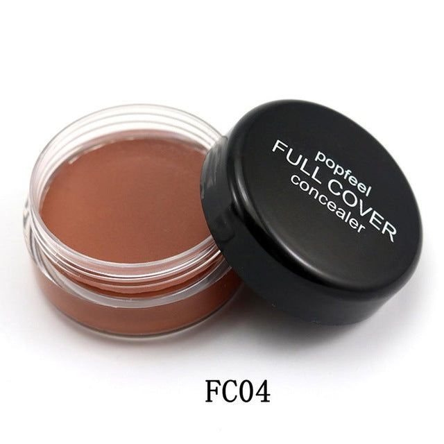 POPFEEL Professional Base Foundation Makeup Face Concealer Cream Long Lasting Moisturizing Cream Covers Pores Concealer