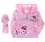 Hello Kitty Set for Girls Baby Suit Cotton Hoodie Pants