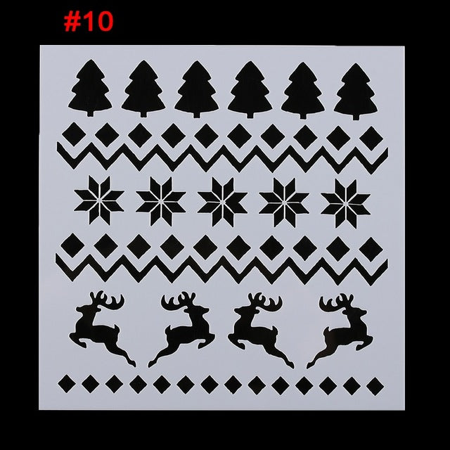 1 Pc 12 Styles Flower Fondant Cake Embossed Mold For Wedding Baking Decorating Stencil Spraying