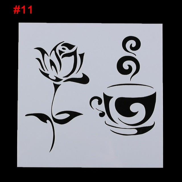 1 Pc 12 Styles Flower Fondant Cake Embossed Mold For Wedding Baking Decorating Stencil Spraying