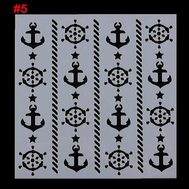 1 Pc 12 Styles Flower Fondant Cake Embossed Mold For Wedding Baking Decorating Stencil Spraying