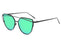 Brand Designer Cat Eye Sunglasses Women's Fashion Sun Glasses Women's Mirror Fashion Eyewear
