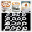 16pcs Coffee Stencil Filter , Coffee Barista Mold Templates . Strew Flowers Pad Spray,  Art Coffee Tools