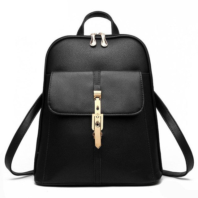 Women's Backpack Bags Rucksack Leather Backpacks Schoolbags Women Bag Travel Shoulder Bag