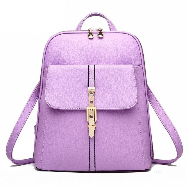 Women's Backpack Bags Rucksack Leather Backpacks Schoolbags Women Bag Travel Shoulder Bag