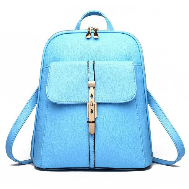 Women's Backpack Bags Rucksack Leather Backpacks Schoolbags Women Bag Travel Shoulder Bag