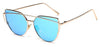 Brand Designer Cat Eye Sunglasses Women's Fashion Sun Glasses Women's Mirror Fashion Eyewear