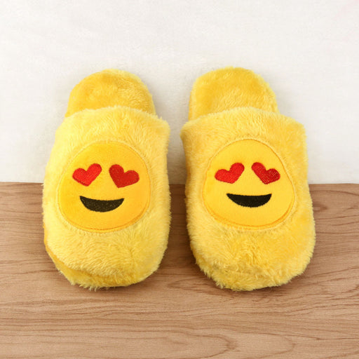 Furry Cute 2017 High Quality Women Slippers Winter Yellow Comfortable Unisex Slippers Cartoon Female Slippers X6 35