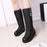 MEMUNIA Sweet Shoes Size 35-44 Ladies Snow Boots Wedges Heels Slip On Women's Winter Boots Fur Inside Mid-Calf Boots