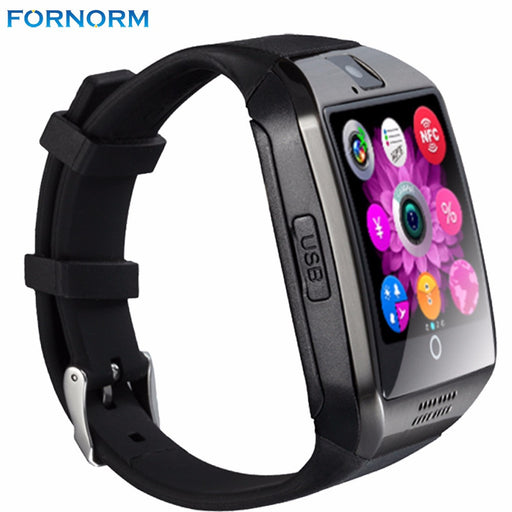 Q18 Bluetooth Smart Bracelet Watch Phone with Touch Screen Support Micro SIM TF Card Remote Camera/Anti-lost for iPhone Android