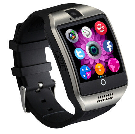 Q18 Bluetooth Smart Bracelet Watch Phone with Touch Screen Support Micro SIM TF Card Remote Camera/Anti-lost for iPhone Android