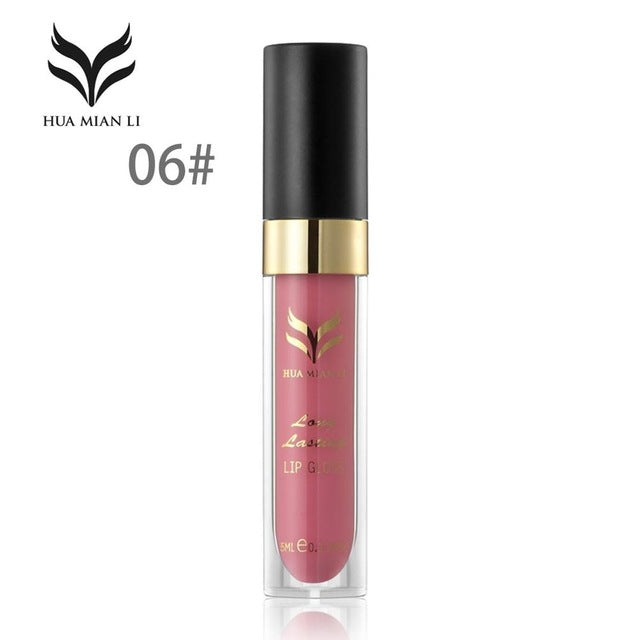 Waterproof Long Lasting Matte Liquid Lipstick Lip Gloss Lip Makeup Natural Lip Cosmetic Beauty 12 Colors