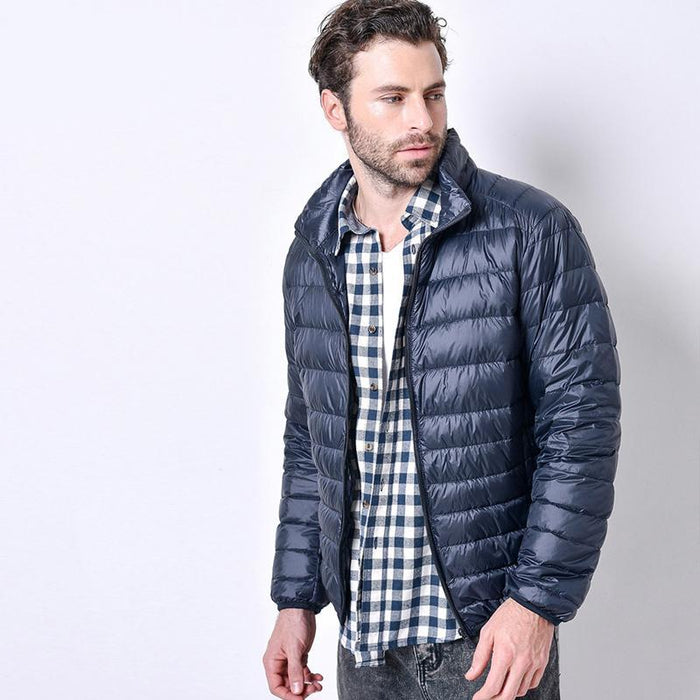 Ultralight White Duck Down Men's Stylish Jacket