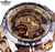 Attractive New Sports Design Clock Model Mens Automatic Skeleton Watch, Best Seller