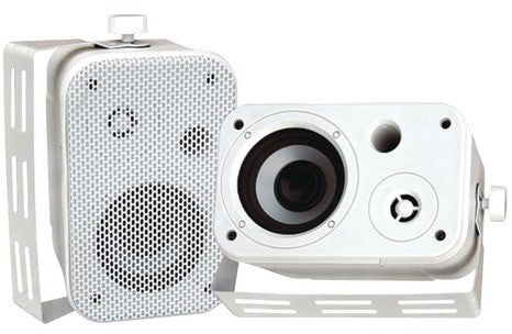 Pyle - 3.5" Indoor/Outdoor Waterproof Speakers (White)