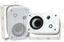 Pyle - 3.5" Indoor/Outdoor Waterproof Speakers (White)