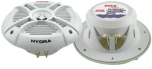 Pyle - 2-Way Marine Speakers (6.5"; 250 Watts)