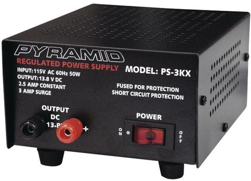 Pyramid - 3-Amp 13.8-Volt Power Supply