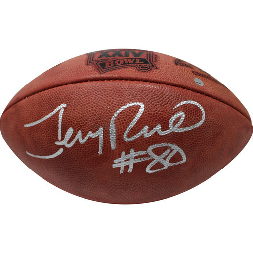 Jerry Rice Signed Wilson Super Bowl XXIV Football