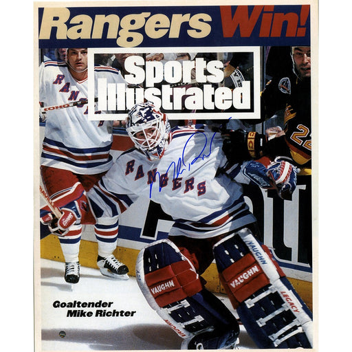 Mike Richter Sports Illustrated Rangers Win! Signed 16x20 Photo