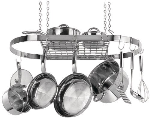 Range Kleen - Oval Hanging Pot Rack (Stainless Steel)