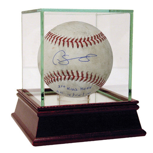 Gary Sanchez Signed Twins at Yankees 4-26-2018 Game Used Baseball w/ "1st Walkoff HR 4/26/18" Insc (MLB Auth)