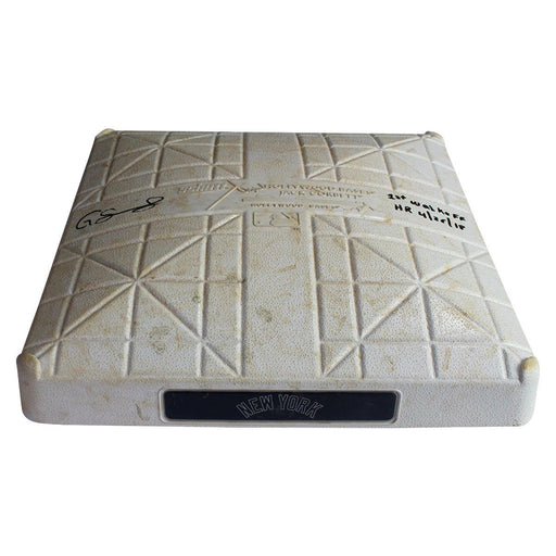 Gary Sanchez Signed Twins at Yankees 4-26-2018 Game Used First Base (Innings 6-9) w/ "1st Walkoff HR 4/26/18" Insc