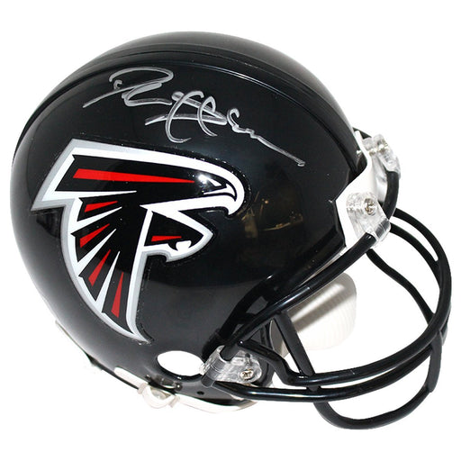 Deion Sanders Signed Atlanta Falcons Black Mini Helmet