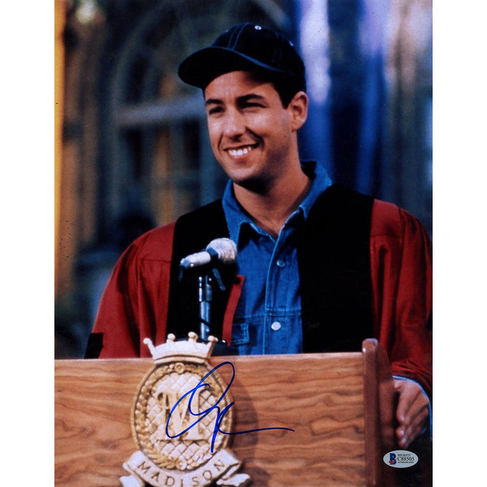 Adam Sandler Signed Billy Madison Graduation 11x14 Photo Beckett