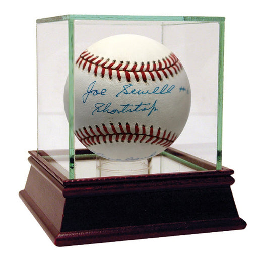 Joe Sewell #6 Shortstop Signed OAL Brown Baseball 1920 World Series, Cleveland Indians Inscription PSA/DNA