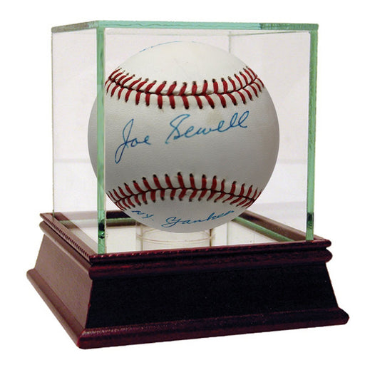 Joe Sewell Signed OAL Brown Baseball 1932 World Series, NY Yankees VS Chicago Cubs Inscription PSA/DNA