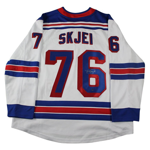 Brady Skjei Signed New York Rangers Fanatic White Breakaway Jersey (2017-18)