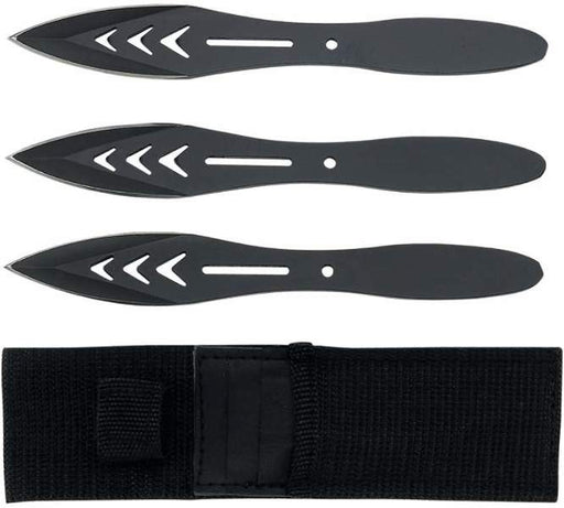 Maxam 4pc Throwing Knife Set w/ Sheath