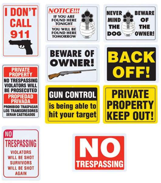 10pc Sign Set