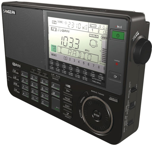 Sangean - Professional Multi-Band AM/FM/SW Receiver (Black)