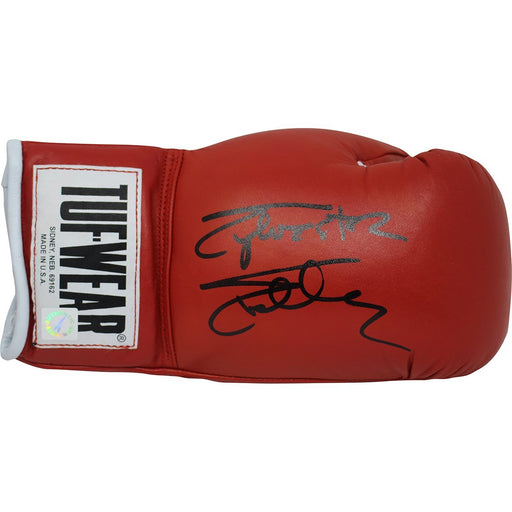 Sylvester Stallone Signed Red Tufwear Boxing Glove (Authentic Signings Auth)