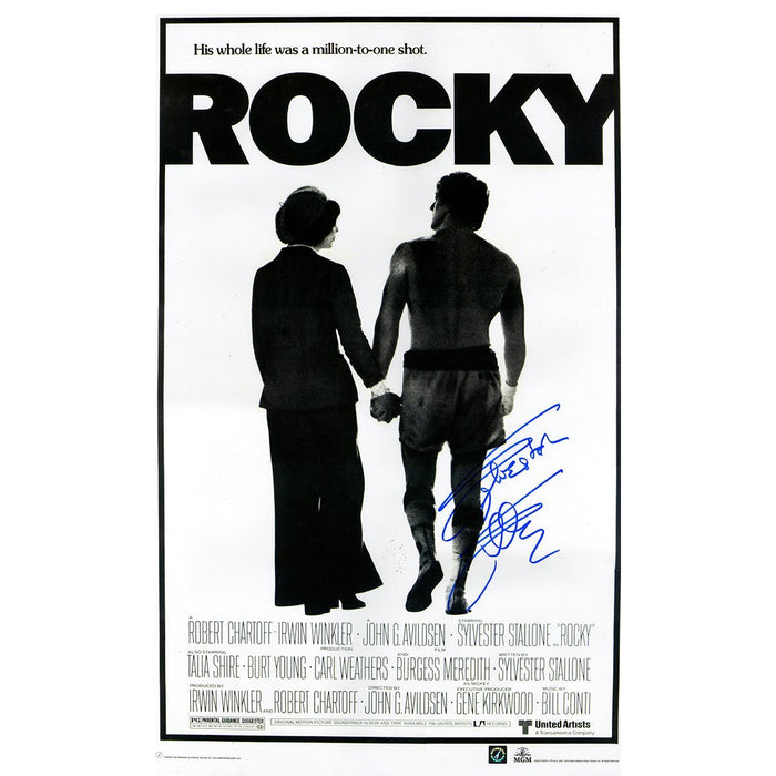 Sylvester Stallone Signed 20x32 Rocky Poster (Authentic Signings Auth)