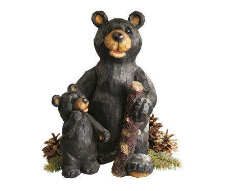 Garden Accents: Black Forest Bears Pair Statue