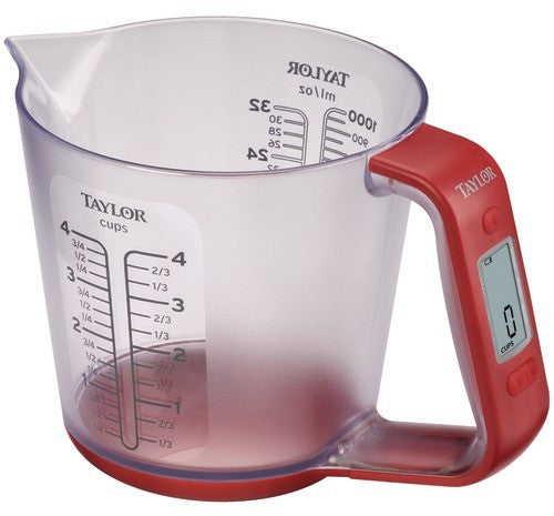 Taylor - 6.6lb Capacity Digital Measuring Cup Scale