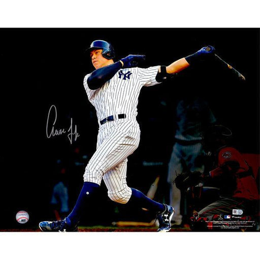 Aaron Judge Signed Horizontal Hitting 16x20 Photo (Fanatics Auth)