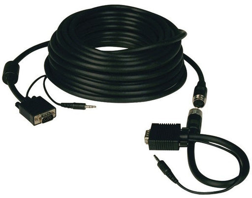 Tripp Lite - SVGA/VGA Easy Pull Monitor + Audio Cable with RGB Coaxial (50ft)