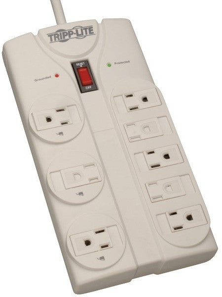 Tripp Lite - 8-Outlet Surge Protector (1440 Joules; 8-ft power cord; $75,000 ultimate lifetime insurance)