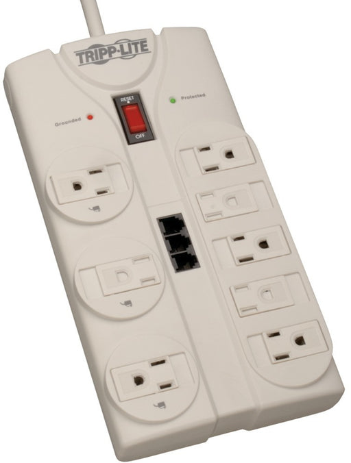 Tripp Lite - 8-Outlet Surge Protector (Telephone & DSL protection)