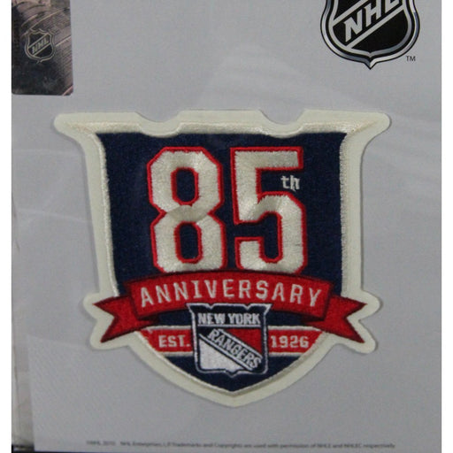 New York Rangers  Unsigned 85th Anniversary Patch