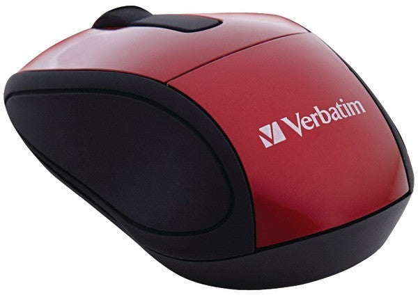 Verbatim - Wireless Mini Travel Mouse (Red)