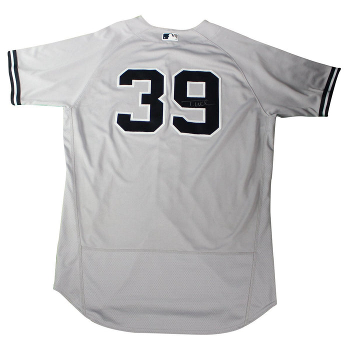 Tyler Wade Signed New York Yankees Game Used #39 Grey Jersey (6/27/2017)(JC359573)(MLB Debut)