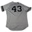 Adam Warren Signed New York Yankees 2017 ALCS Game Used #43 Grey Jersey 10/13-10/21/17(JD374520)(48)